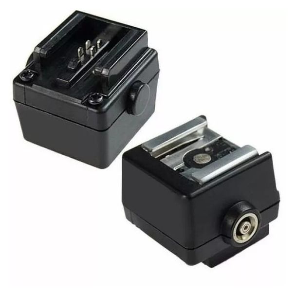 ADAPTADOR SAPATA DE FLASH CANON NIKON HOT SHOE HC-5 PARA CÂMERA SONY E MINOLTA