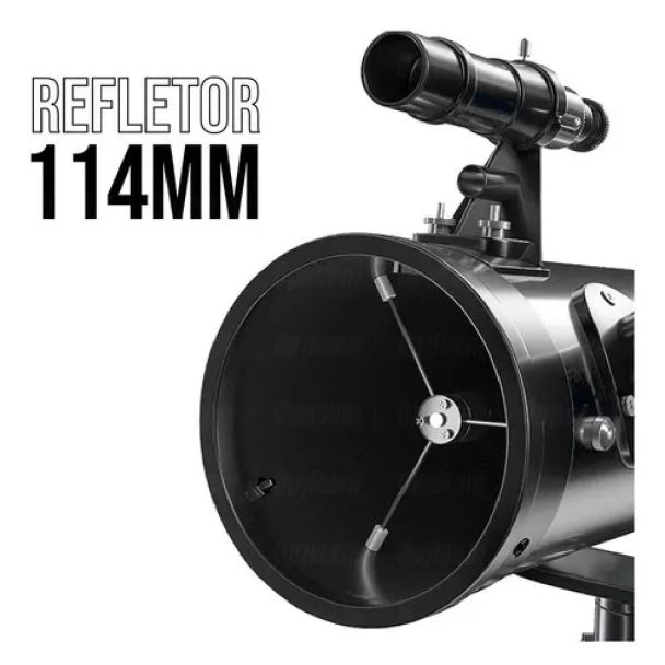 Telescópio 114mm Refletor Astronomico E Terrestre Greika 900 F900114A