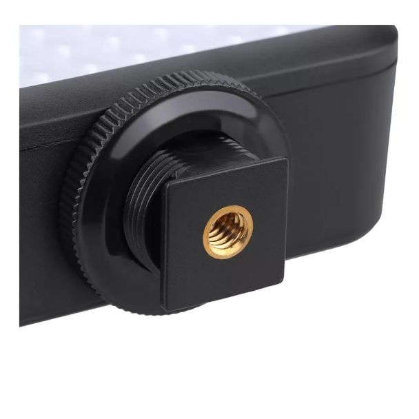 Painel de luz led 64 Godox Greika Iluminador Bat Interna Recar ACOPLAVEL RGB 64LEDS C / ADAPTADOR