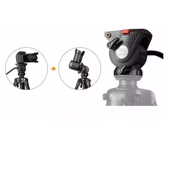 Tripe Vídeo Profissional Wt 3308a nt-777 Cabeça Hidráulica