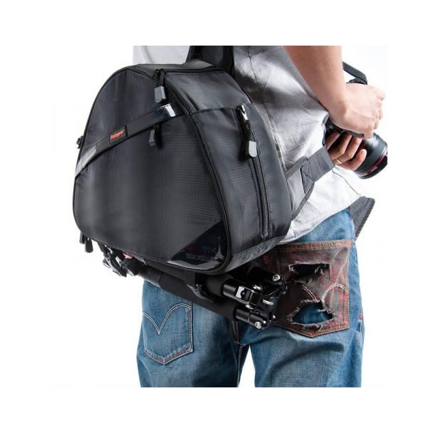 TT-1 COMBO PROFISSIONAL - Mochila CB01 e Tripé Ball Head profissional mod X4i