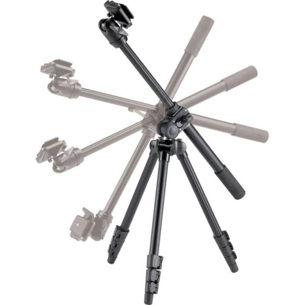 Tripé Velbon Vs-443D Profissional - Foto e Vídeo ALT. MIN 23.5CM ALT.MAX. 165.5CM CAP. 3.5KG 