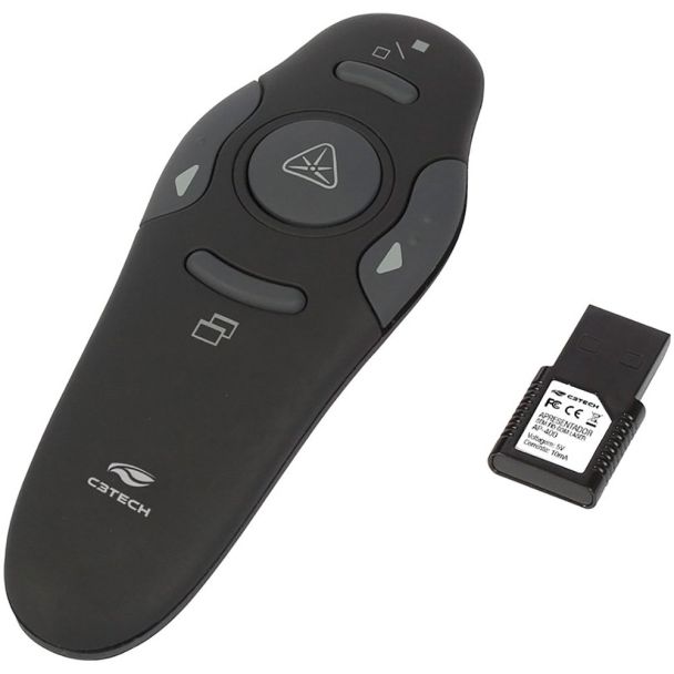 Apresentador C3TECH S/FIO PRETO AP-400 - PN # 440040060100