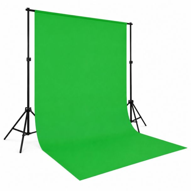 TELA PARA FUNDO ELGATO GREEN SCREEN GREENSCREN COR VERDE 3