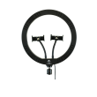 ILUMINADOR TIPO RING LIGHT 12 MODELO CL-12 LED -COM SUPORTE PARA 02 SMARTPHONES