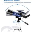 Telescópio refratores astronômicos de 70 mm Multi-Revestido