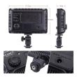 Iluminador 160 Leds KIT carregador Bat Pro P/ Filmadora E Dslr Canon Nikon PT-176S