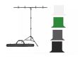 Kit suporte T Fundo Infinito Ts-8316 Banner eventos publicidade TRIPE T 1,60X2,00M 