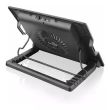 Cooler Notebook Suporte Mesa Base Vertical Na Cor Preta AC166