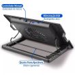 Cooler Notebook Suporte Mesa Base Vertical Na Cor Preta AC166