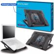 Cooler Notebook Suporte Mesa Base Vertical Na Cor Preta AC166