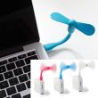 Ventilador Mini Portátil Haste Flexível Usb